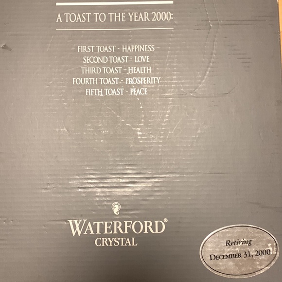 Waterford millennial collection a toast to the year 2000 - Picture 5 of 6
